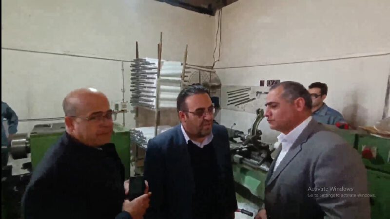 بررسی مشکلات واحد‌های تولیدی و صنعتی مهربان باحضور فرماندار شهرستان سراب